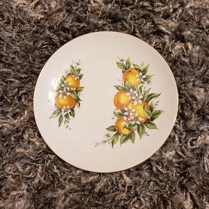 Decorative fruit plate 7.25"